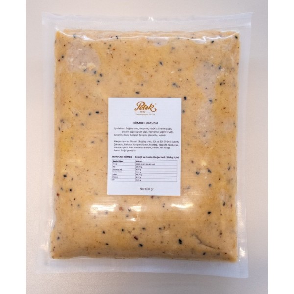 Petek Pastanesi Geleneksel Antakya Kömbe Hamuru (Pişirmeye Hazır) - 600 gr